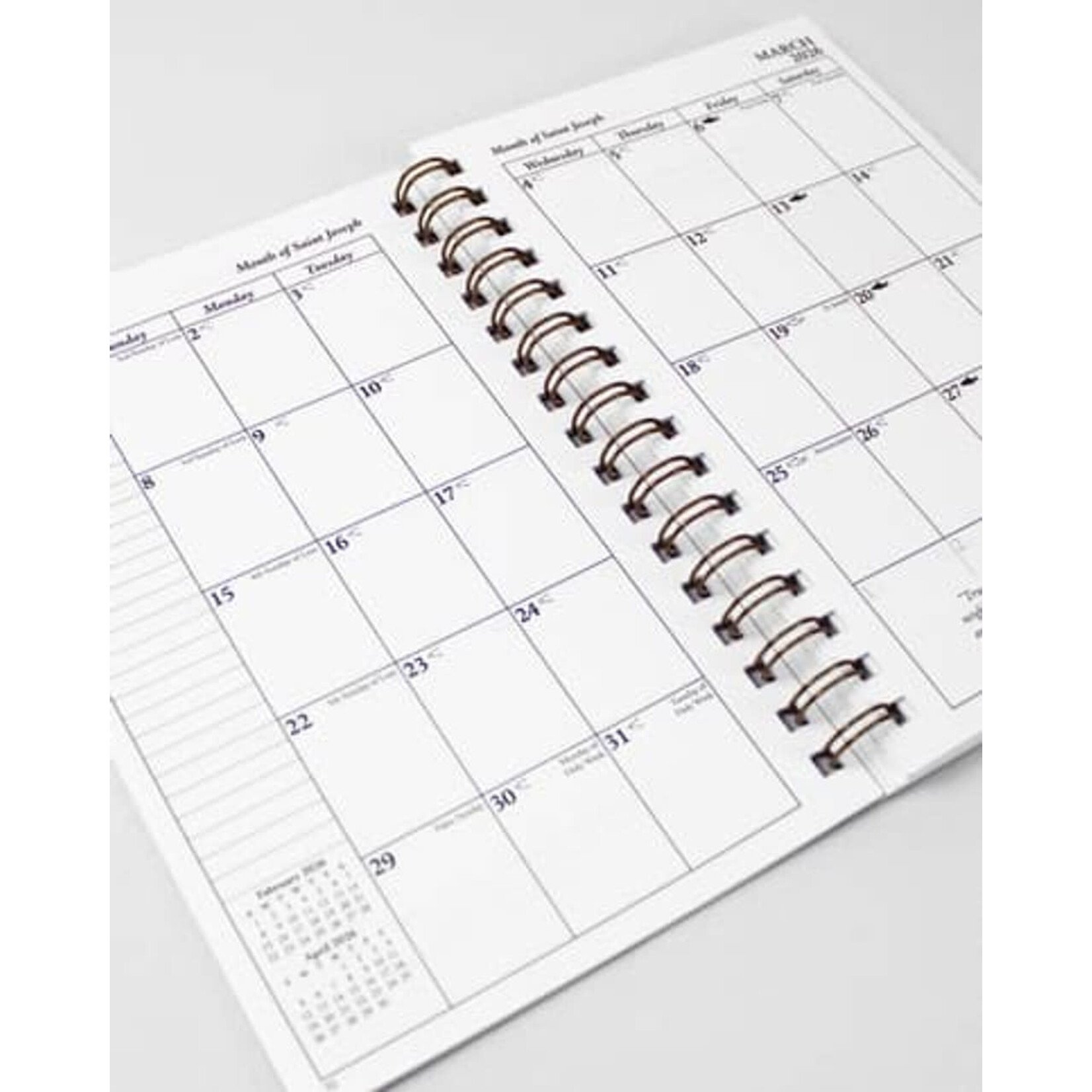 2026 Saints Calendar & 16-Month Planner