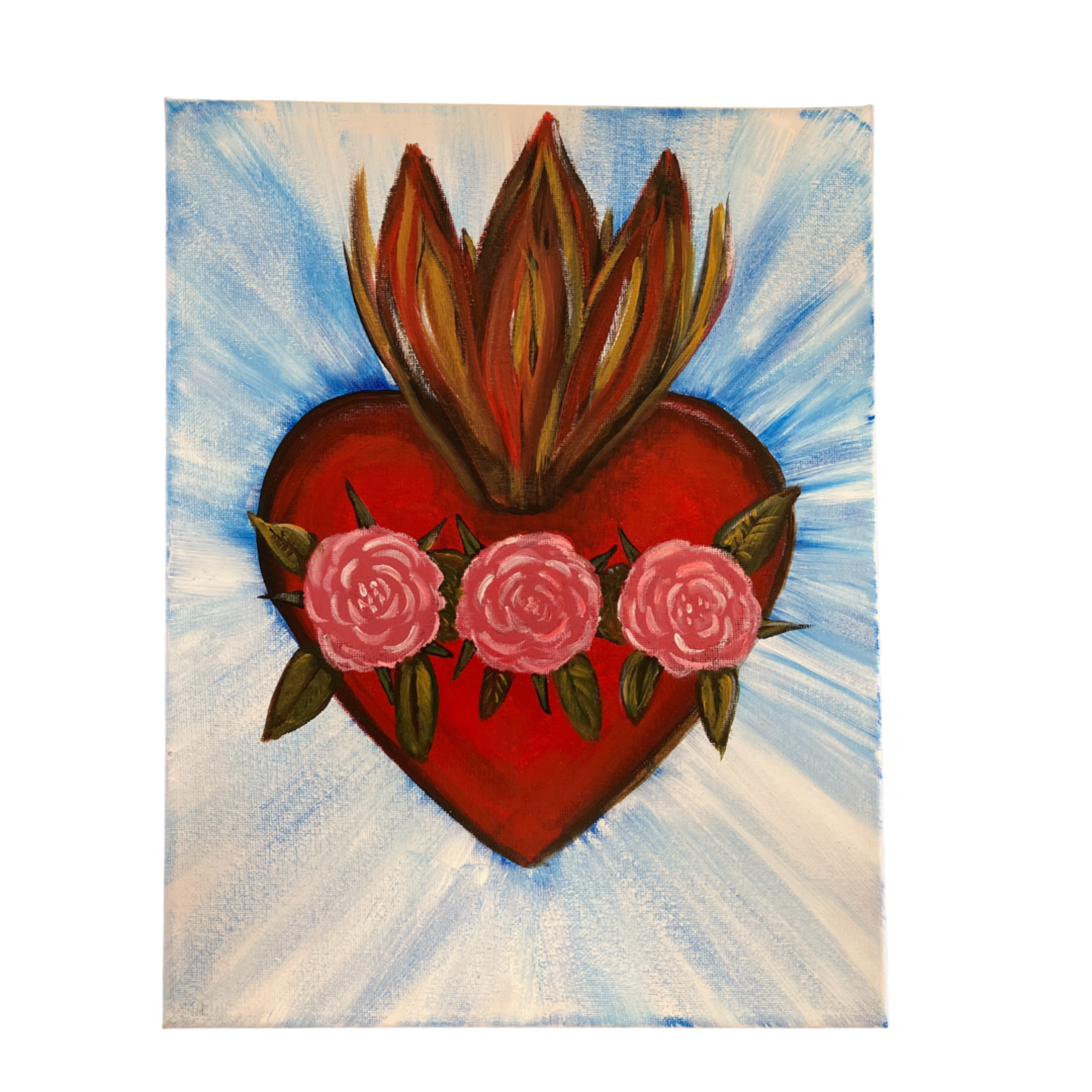 Blessed Virgin Mary Canvas Painting