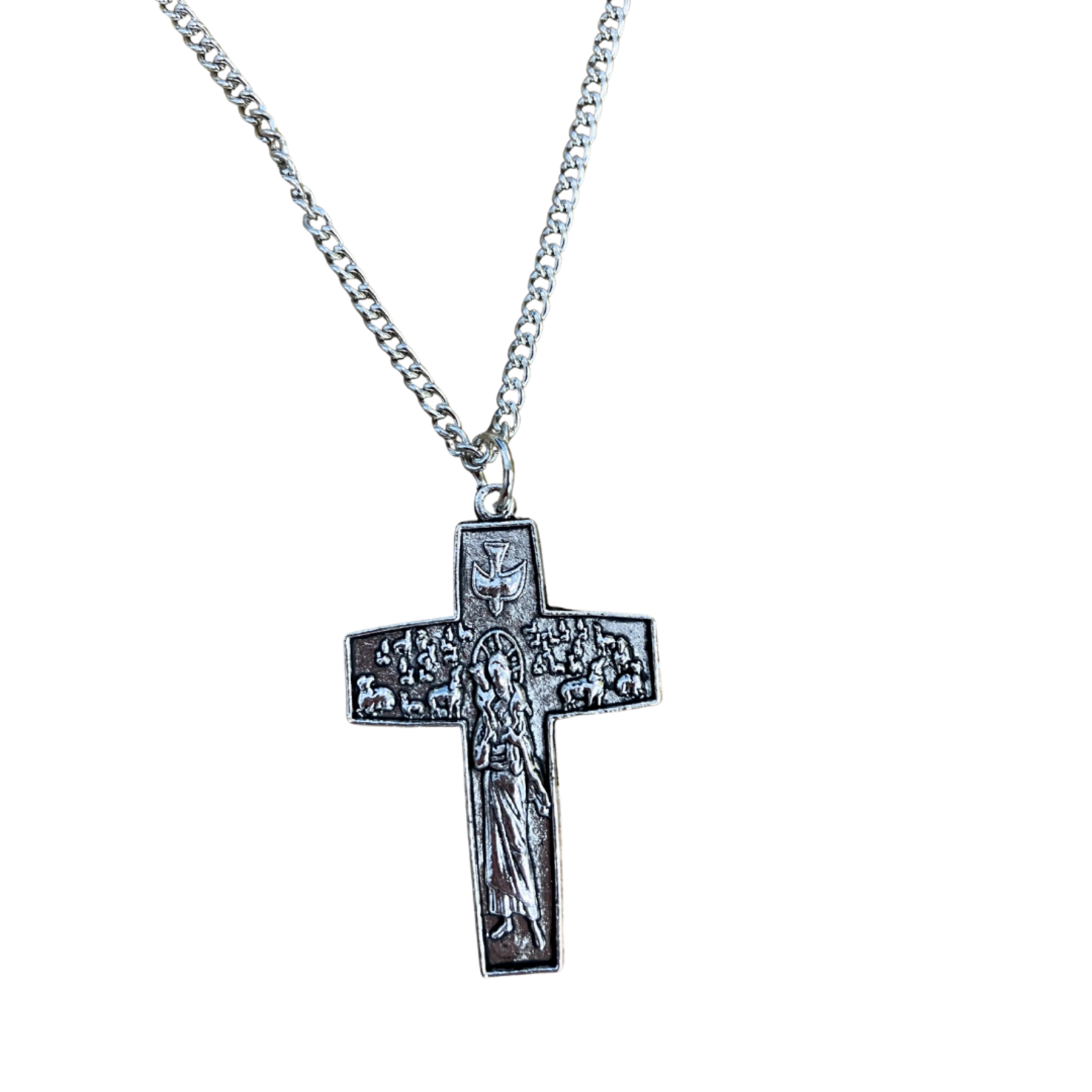 Basic Good Shepherd Cross on Chain