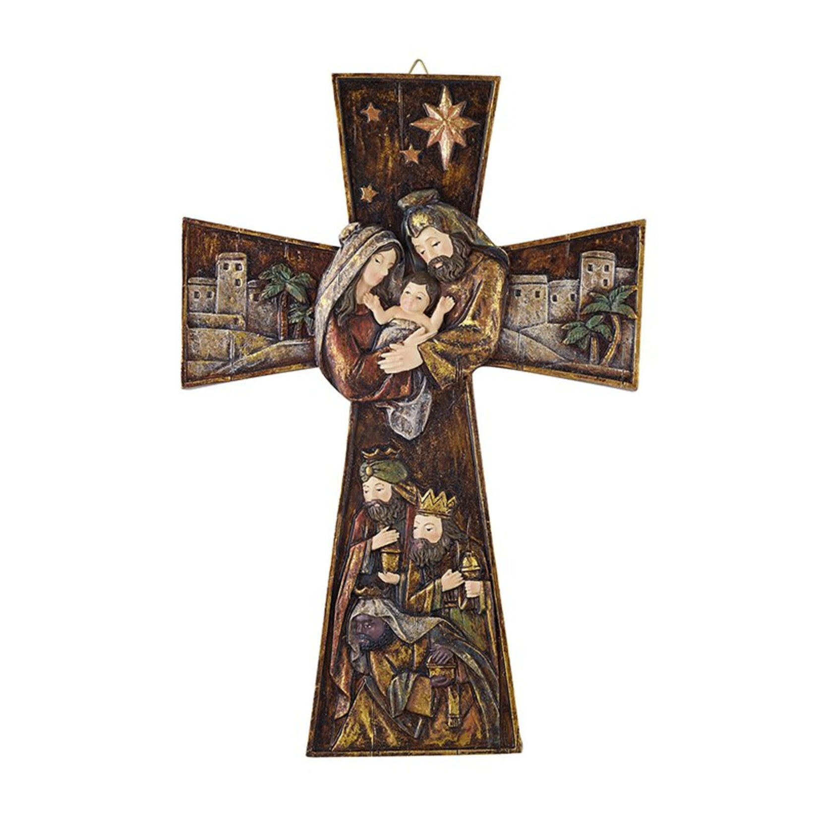Nativity Scene Wall Cross