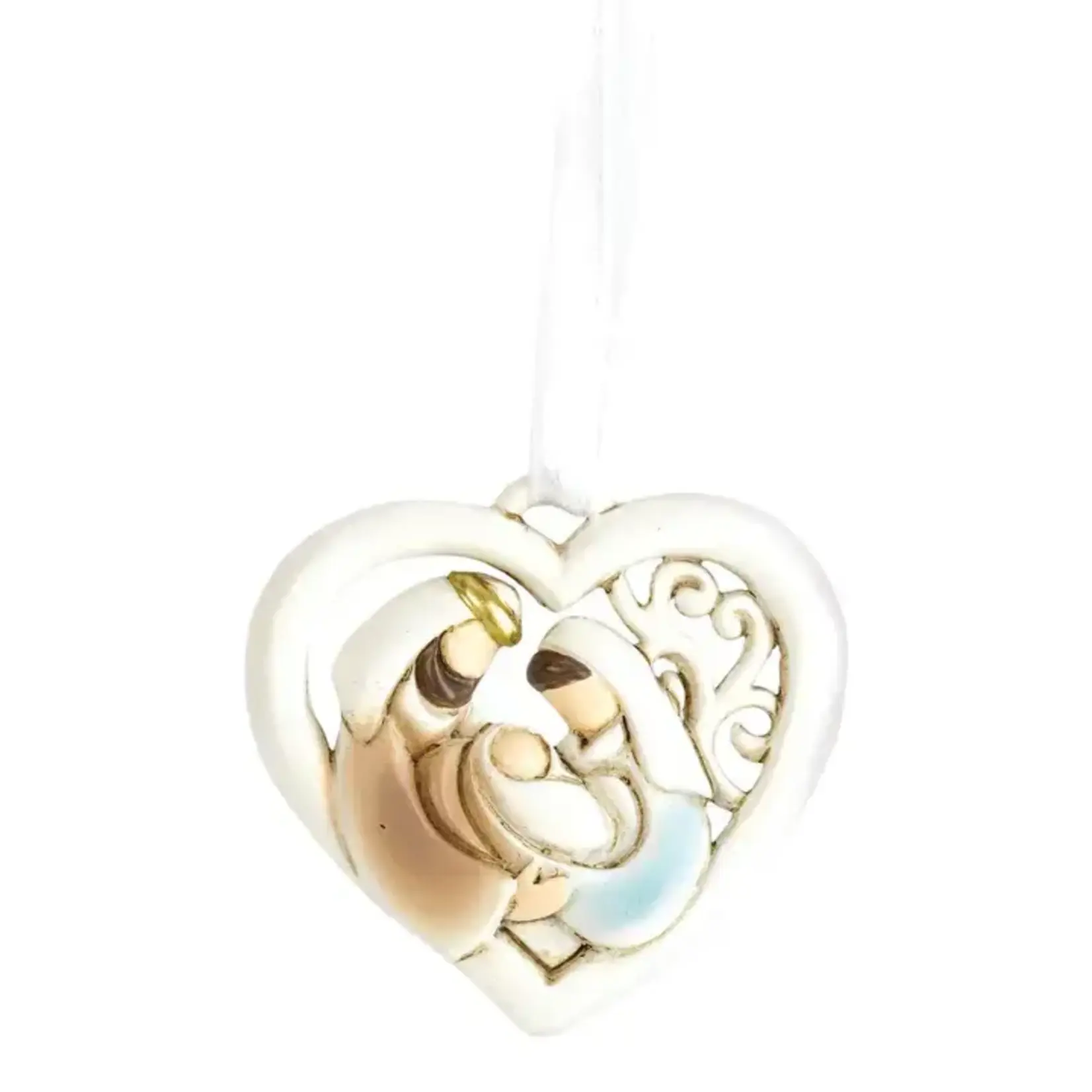 Holy Family Heart Ornament