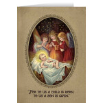 Boxed Christmas Cards- Vintage Angels in Adoration
