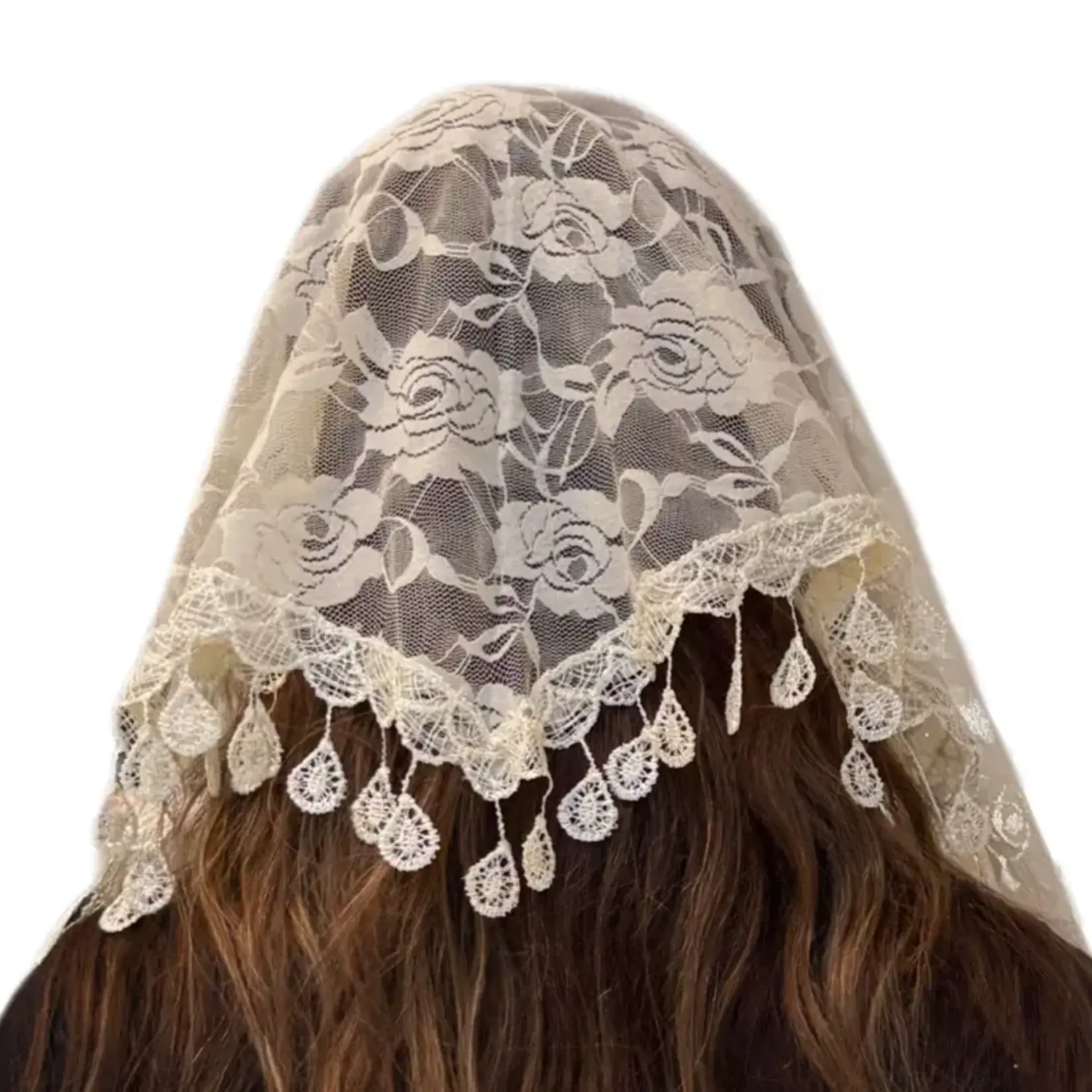 Veil St Clare of Assisi Ivory