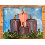 Colors of Advent Canvas Painting Large