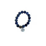 Small Blue Sodalite St Michael Boy's Bracelet