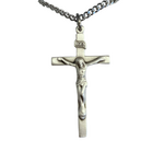 Sterling Silver Crucifix Slim