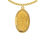 Gold over Sterling Saint Joseph Medal J550JS