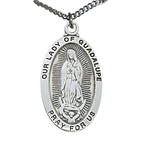 Sterling Our Lady of Guadalupe Medal L500GU