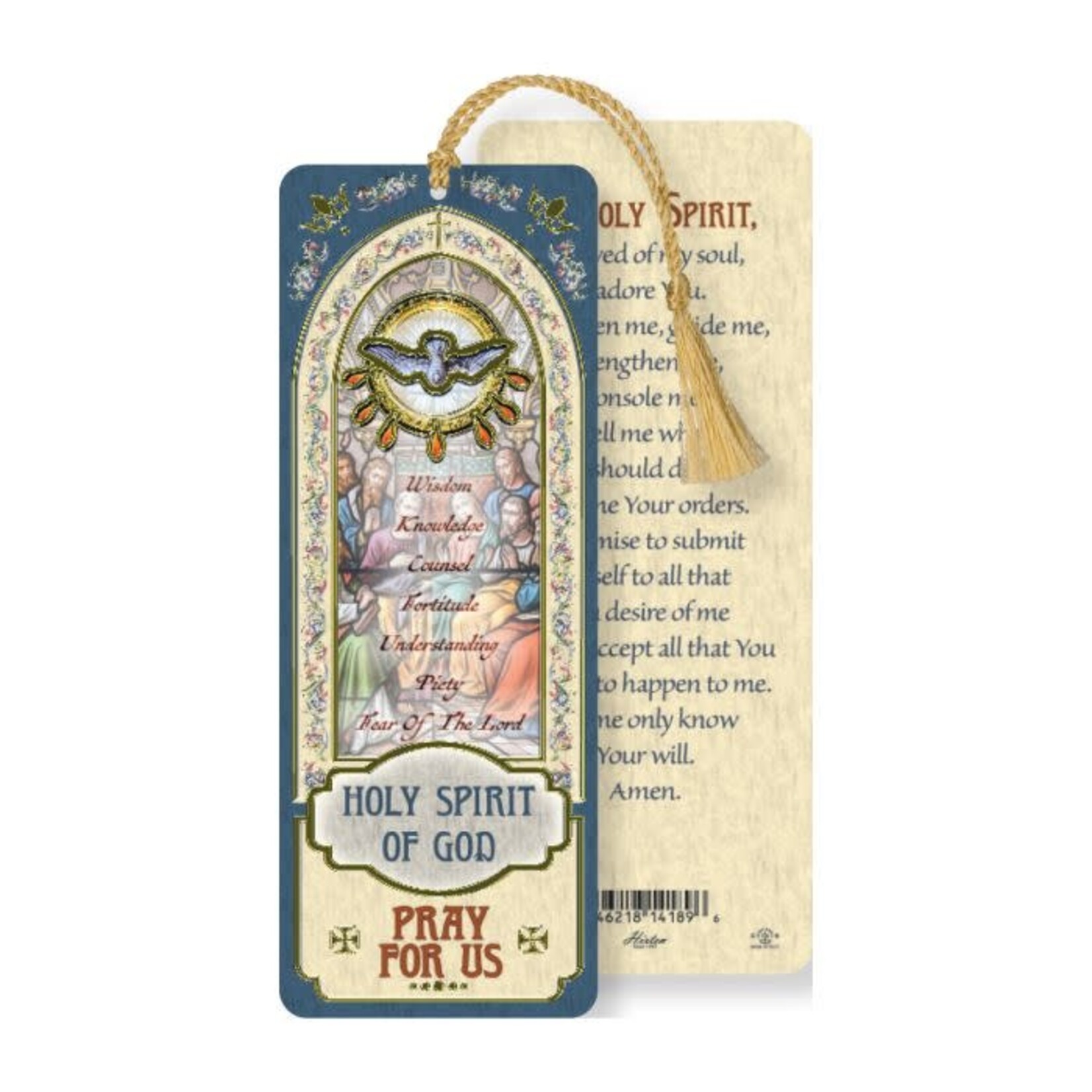 Holy Spirit Bookmark with Tassel