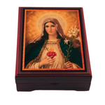 Immaculate Heart Red Keepsake Box