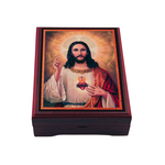 Sacred Heart Red Keepsake Box