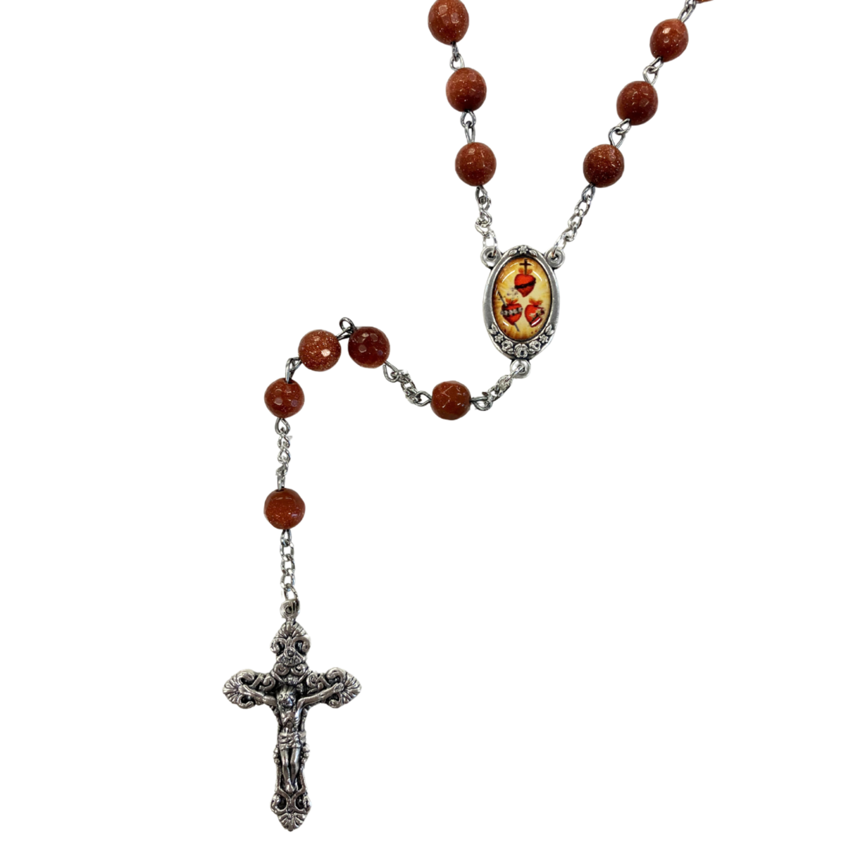 Holy Family Goldstone Deluxe Rosary