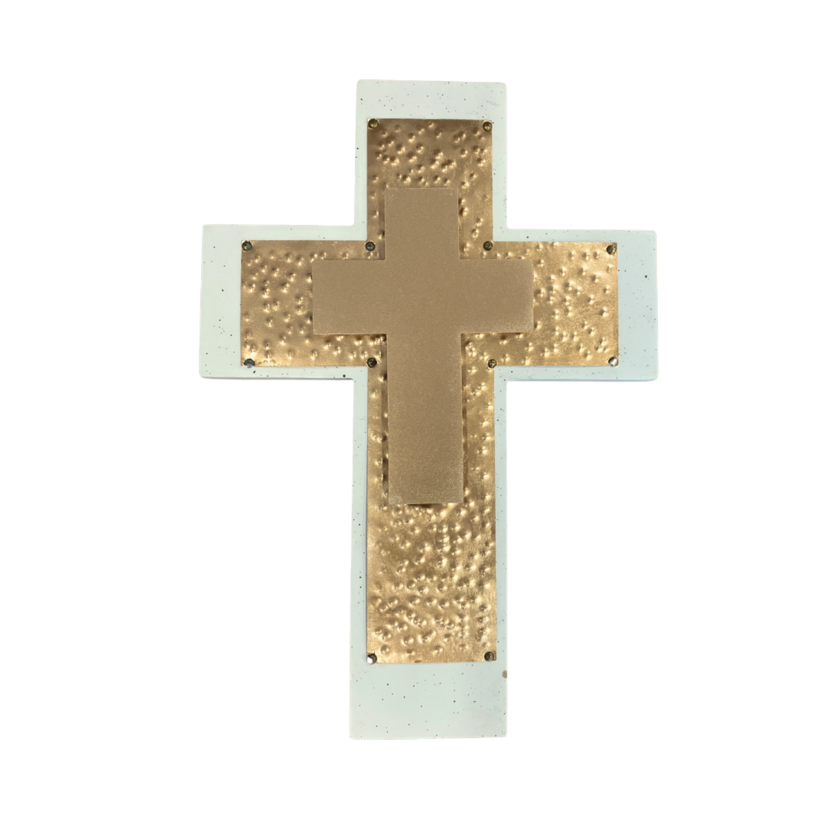 Copper Layered Wall Cross