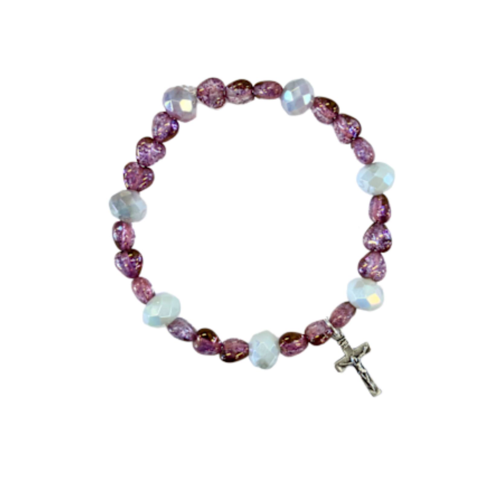 Heart Shaped Stretch Bracelet for Girl's