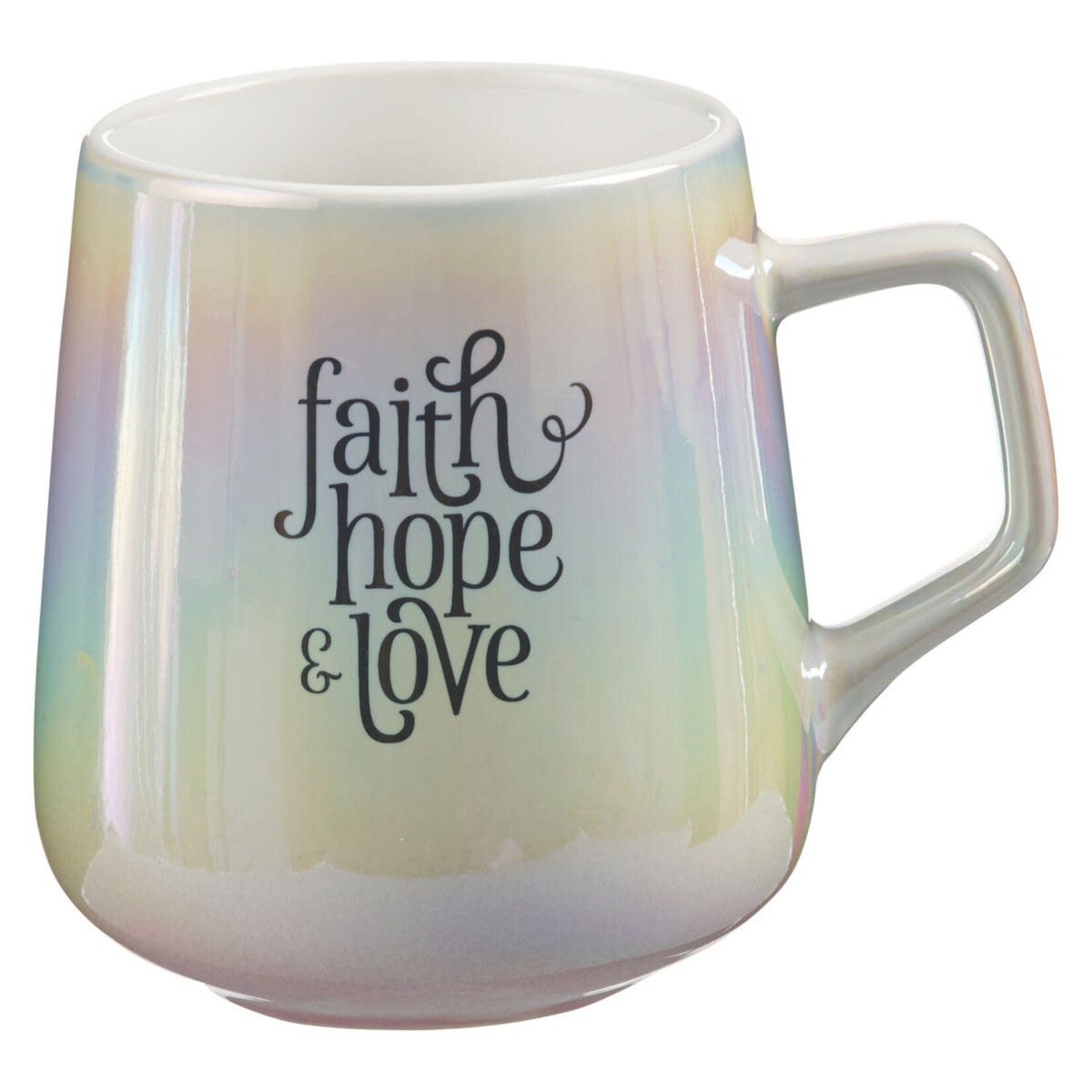 Faith Hope Love Iridescent Mug