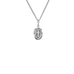 Tiny Miraculous Medal Sterling Silver L1203MI