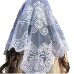 White Spanish Mantilla- Sta. Catalina