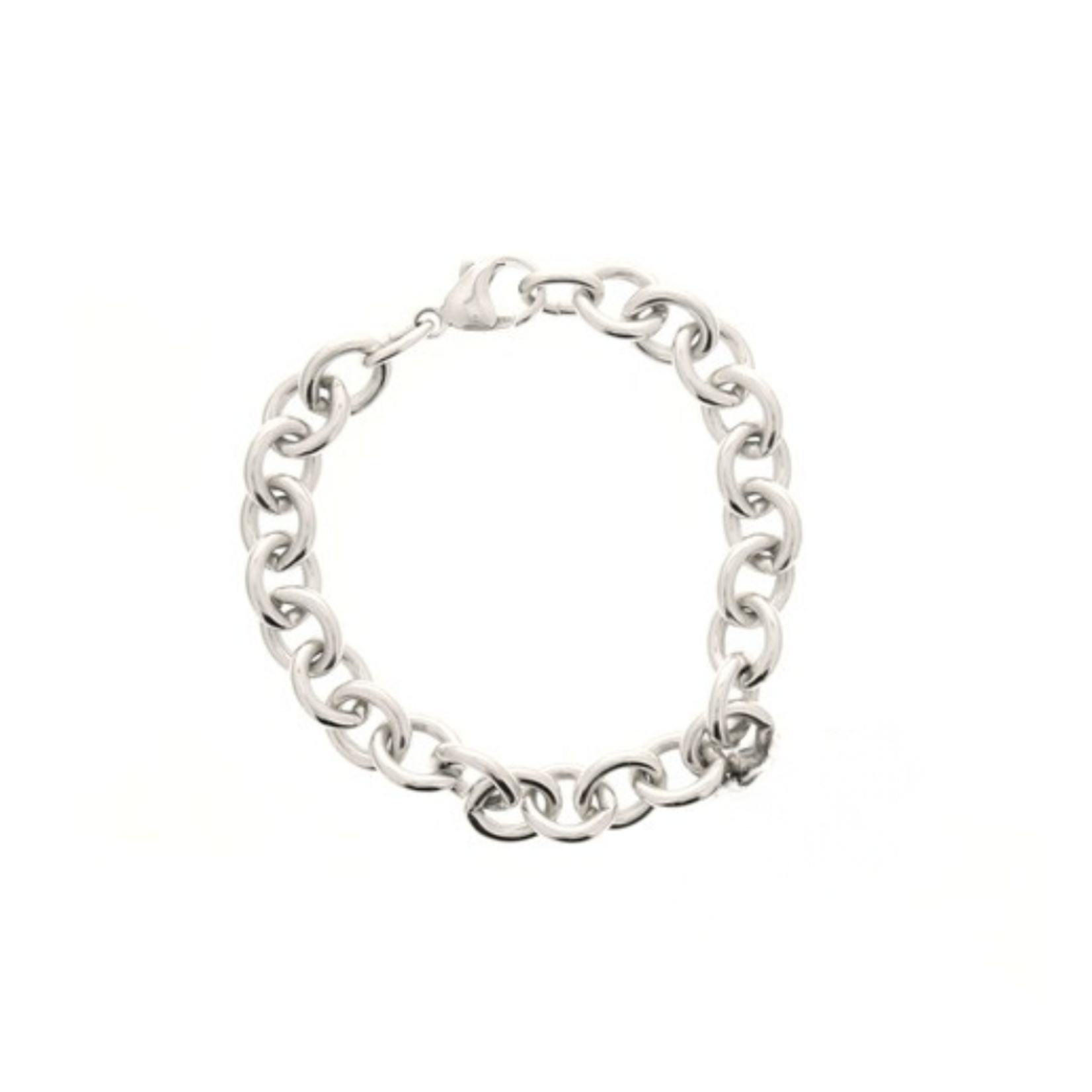 Sterling Silver Heavy Link Chain Bracelet