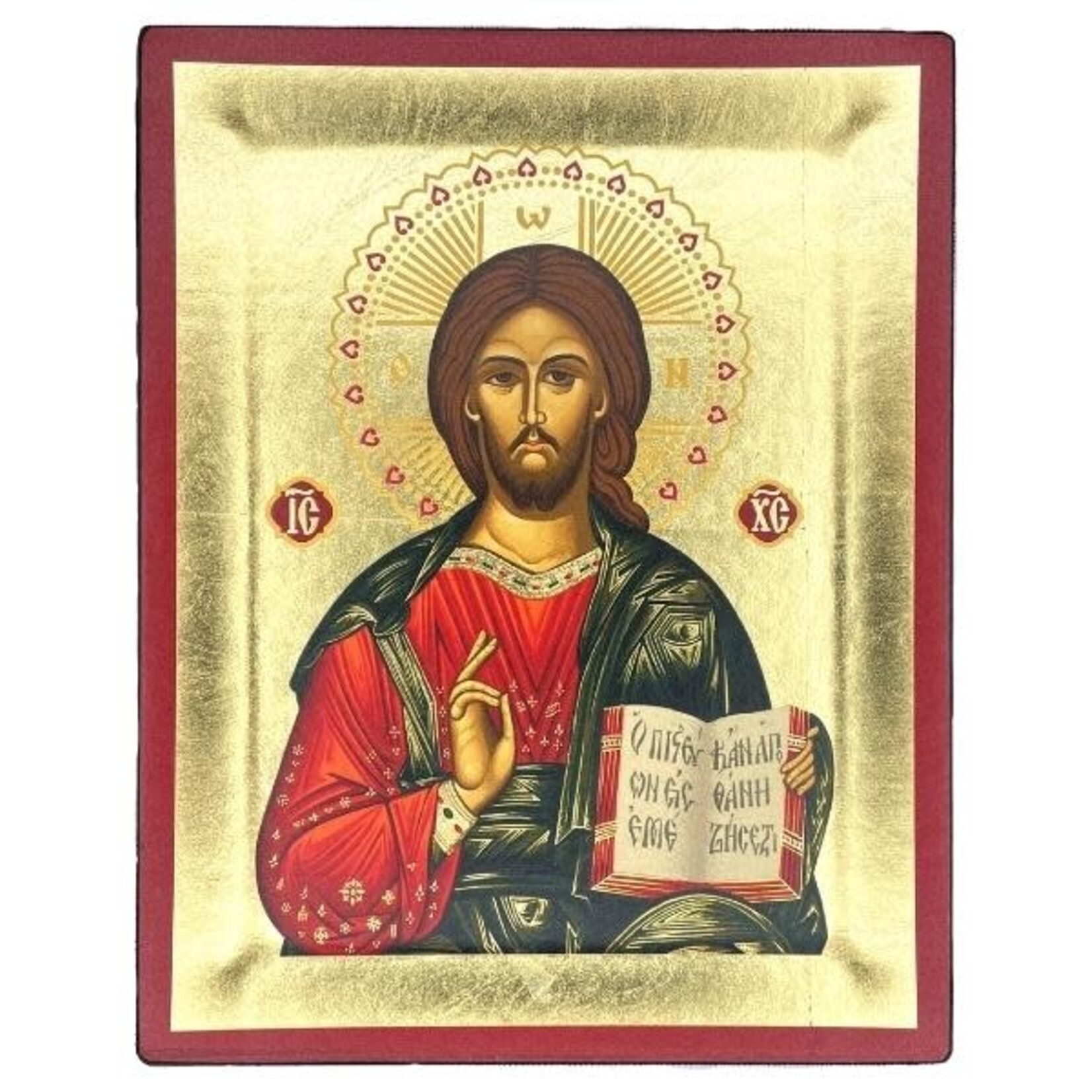 Jesus Christ Pantocrator Silk Screen Icon