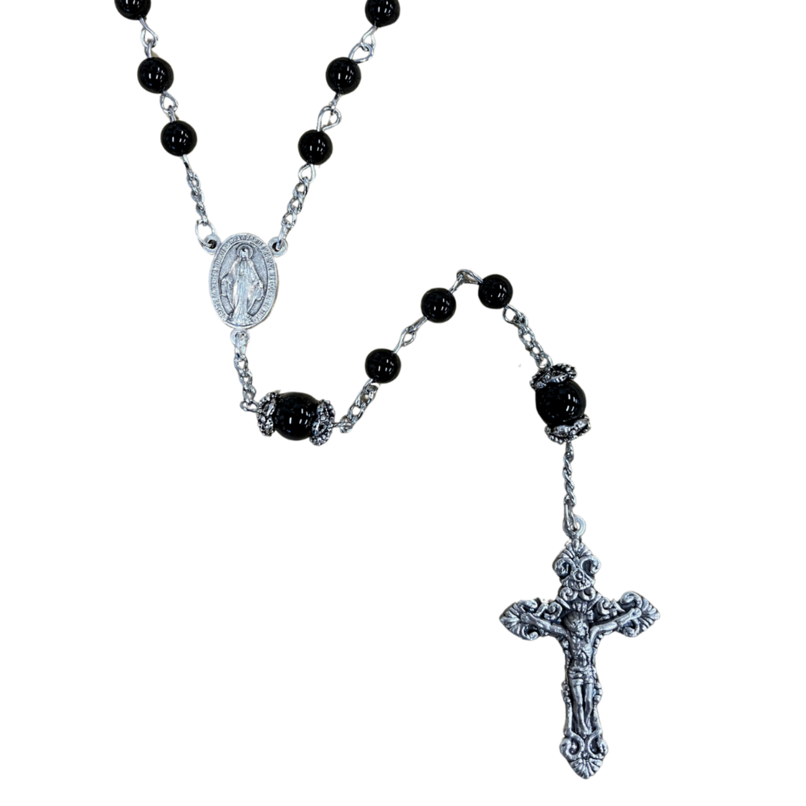 Black Onyx Deluxe Rosary