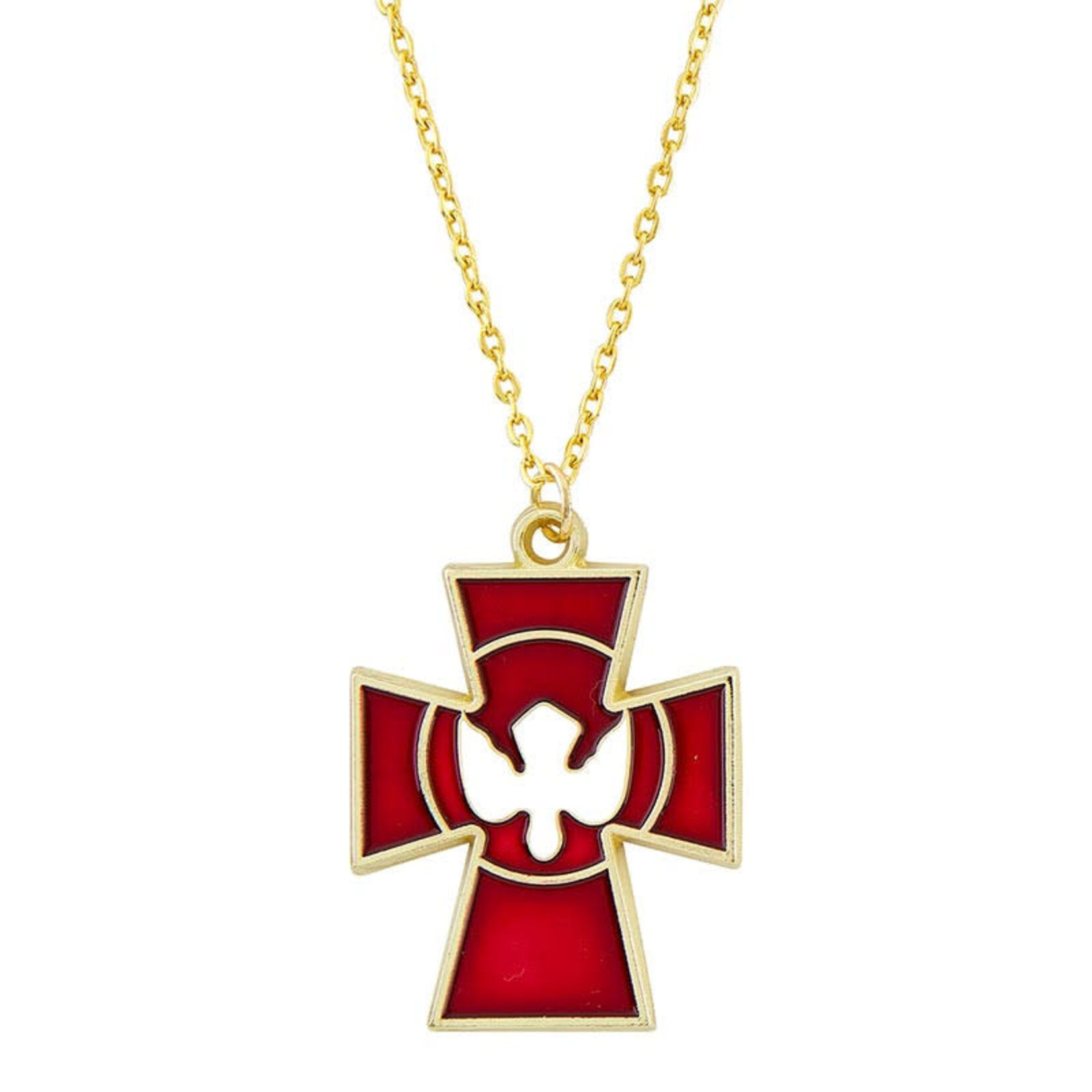 Confirmation Dove and Cross Pendant