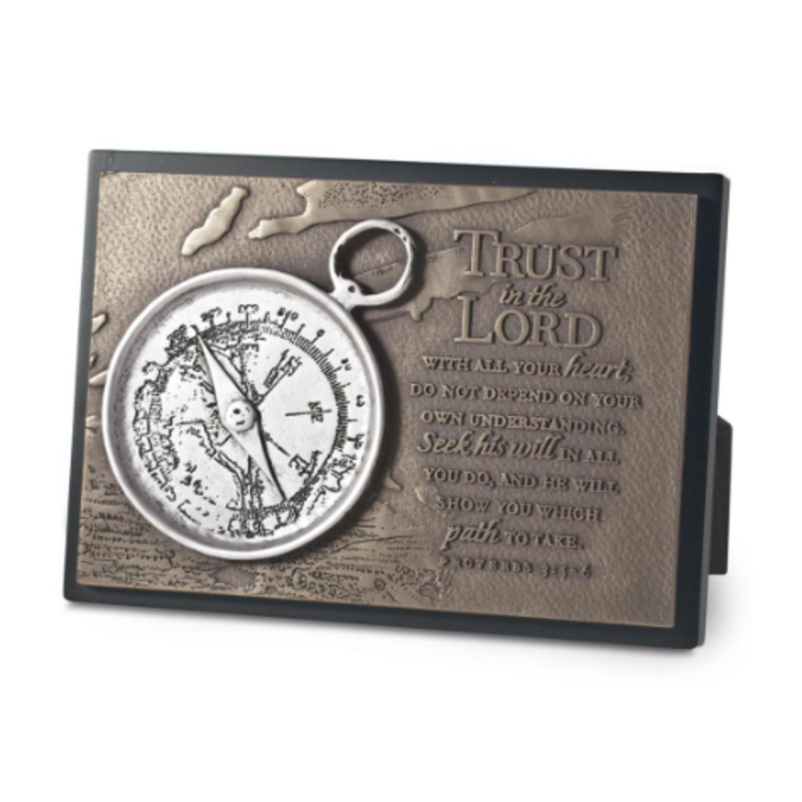 Compass Plaque Trust in the Lord