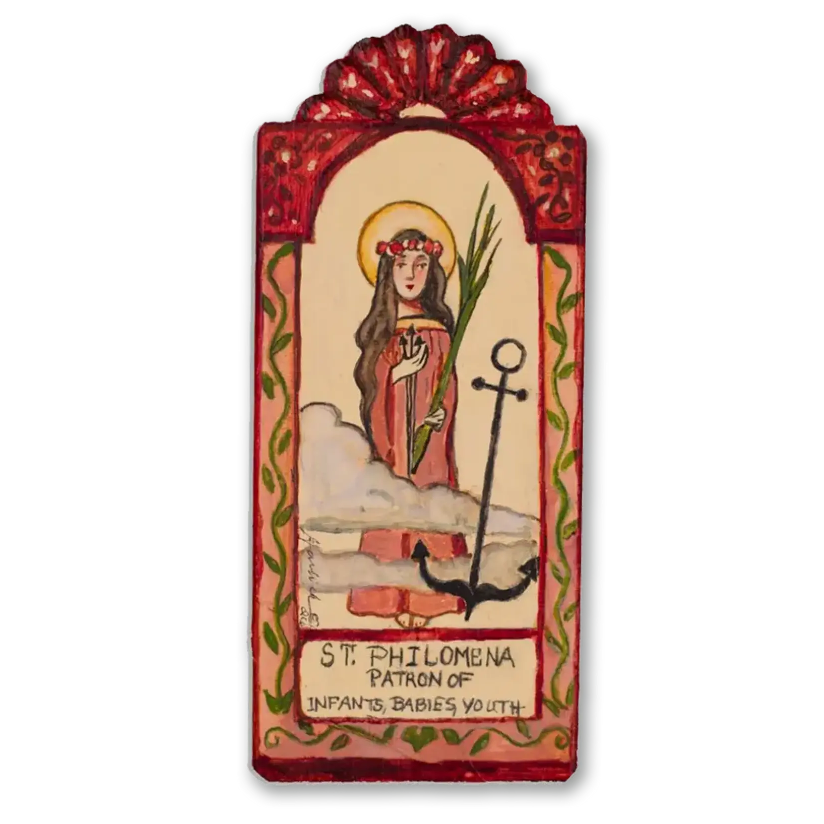 Retablo St Philomena Pocket Saint
