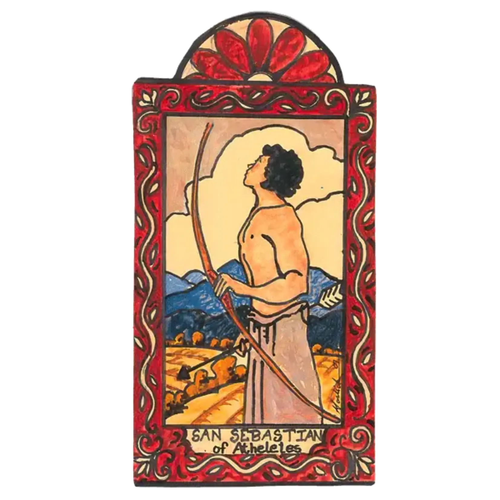 Retablo San Sebastian Pocket Saint