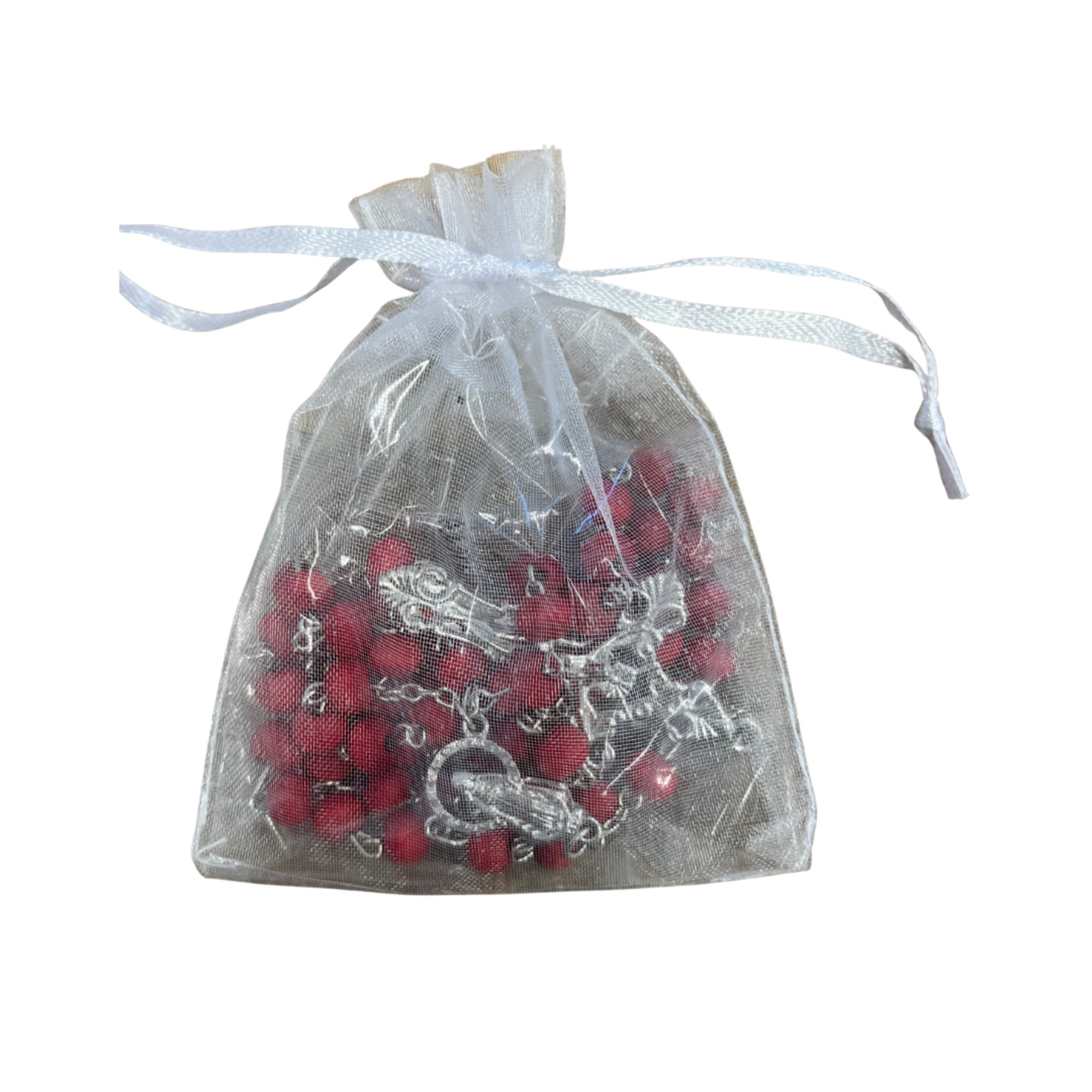 Red Rose Scented Wood Rosary