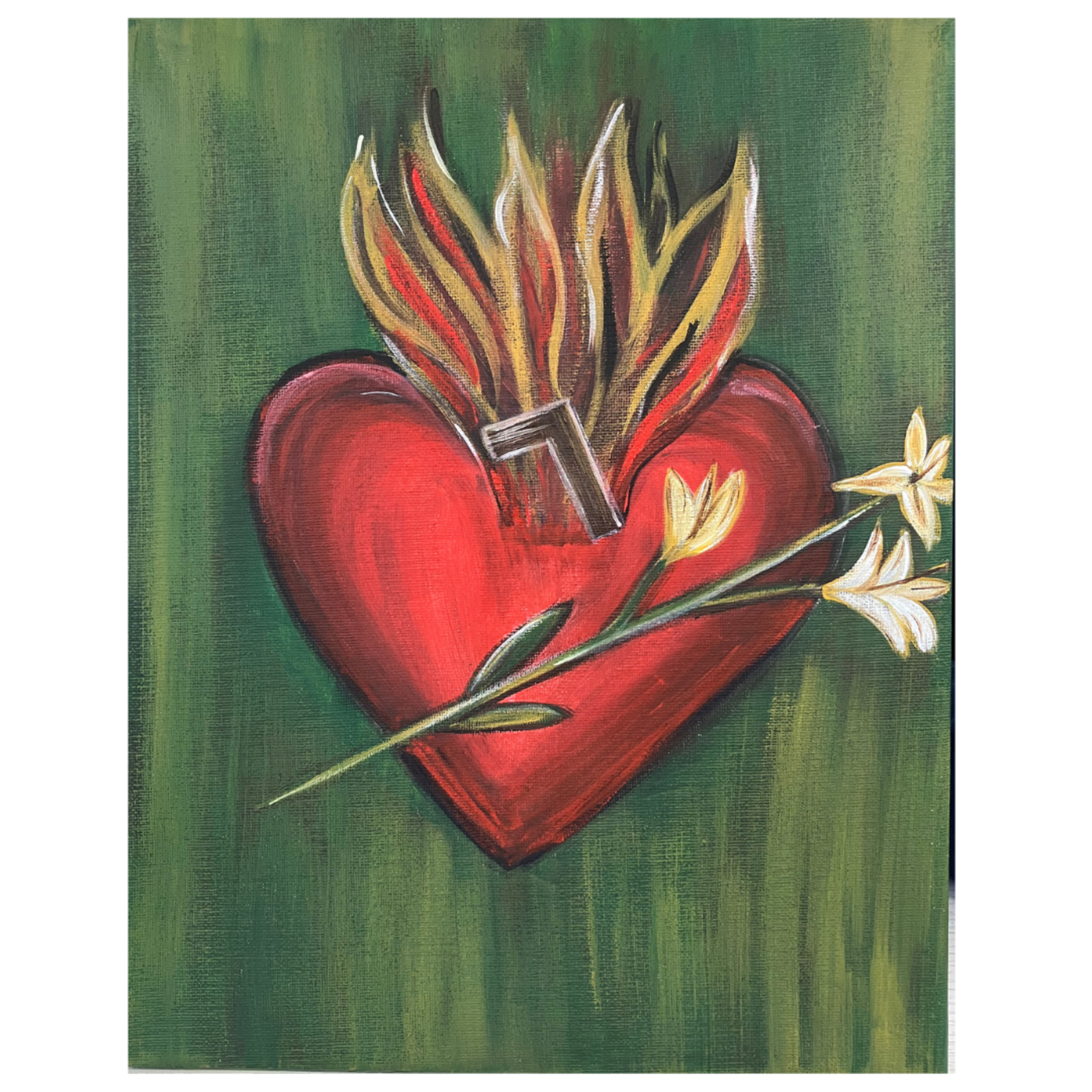 Chaste Heart of Joseph Original Painting