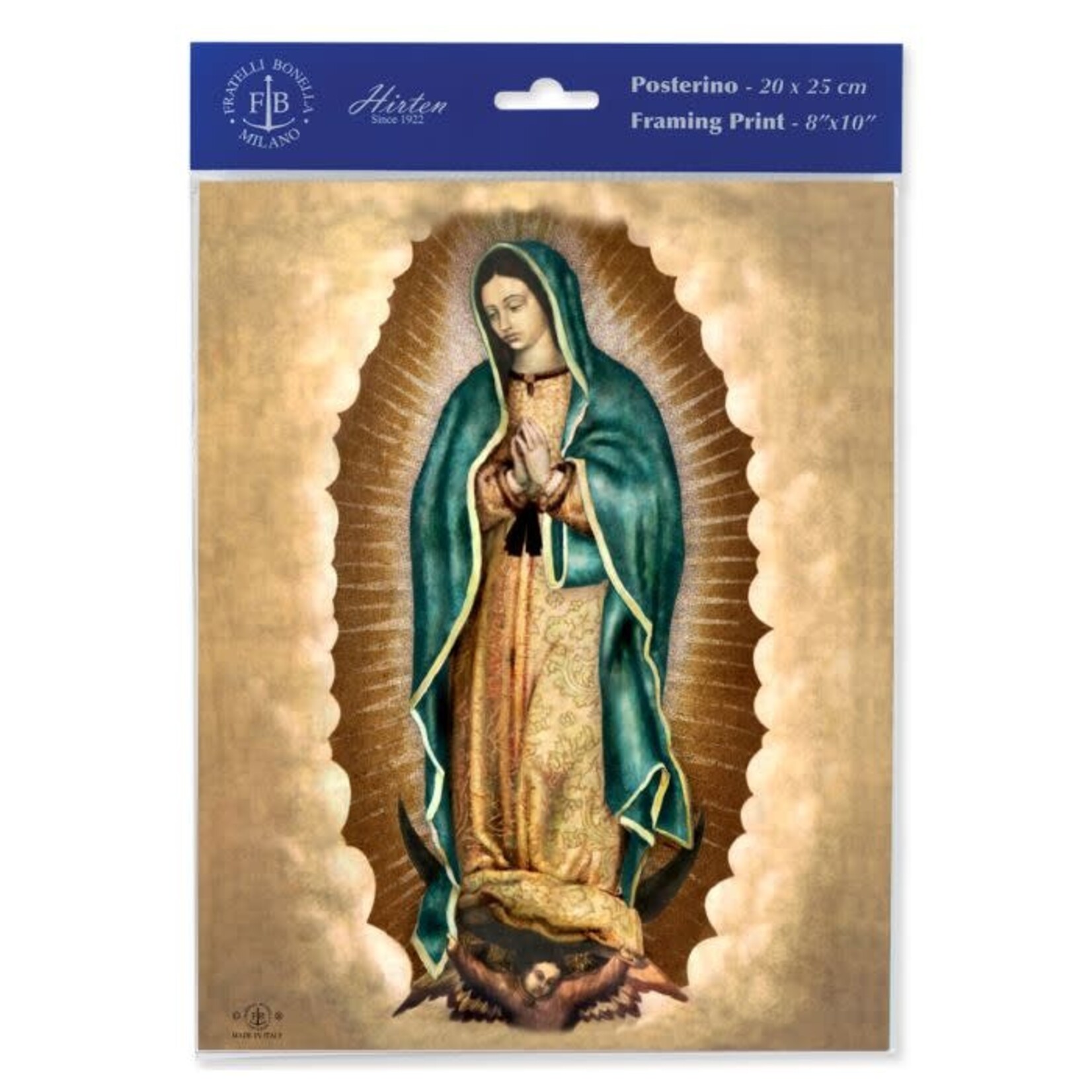 Fratelli Bonella Our Lady of Guadalupe Color Print