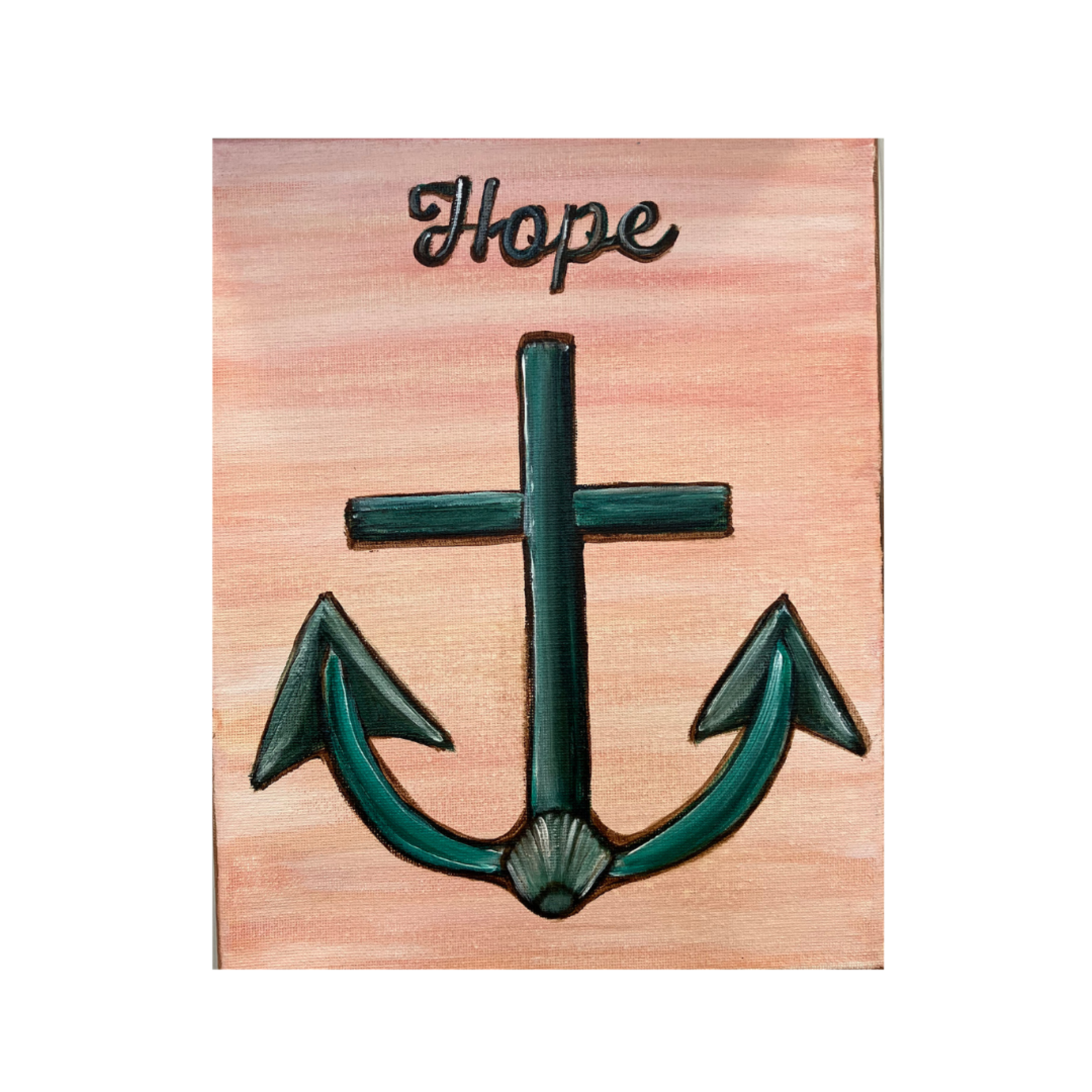 Hope Anchor Canvas Painting