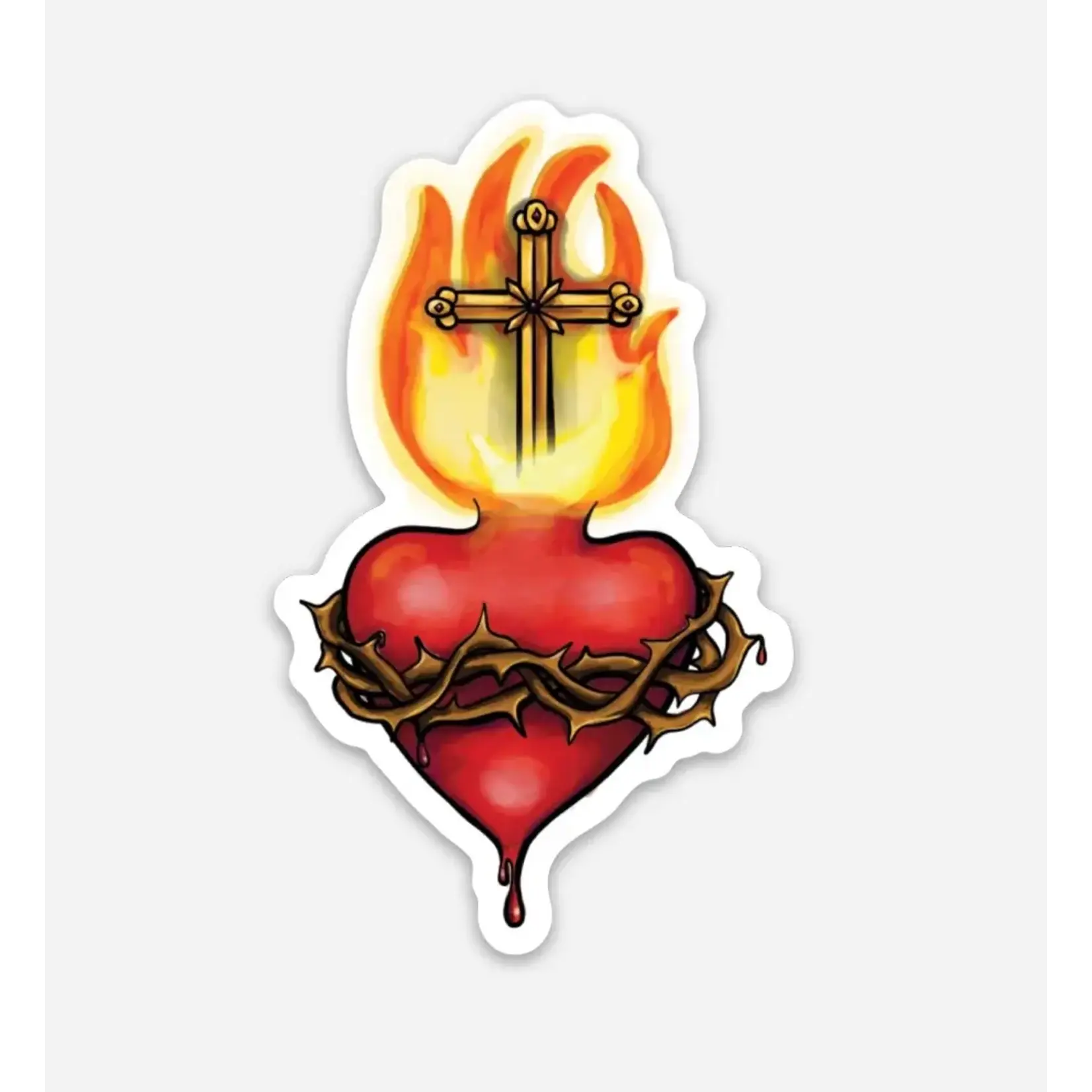Sacred Heart Vinyl Decal