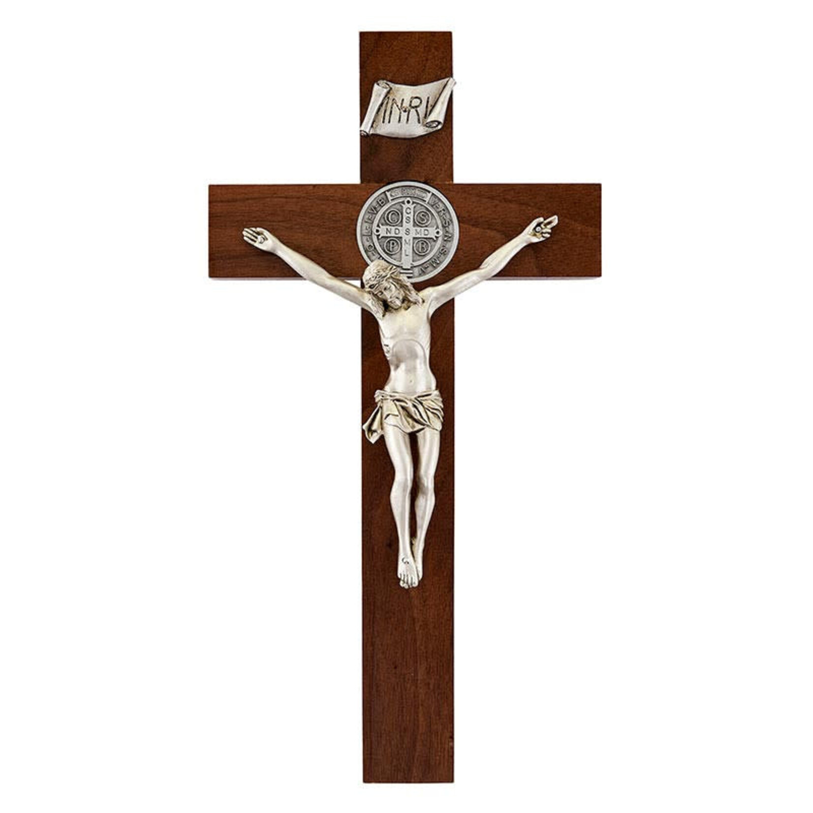 St Benedict Wall Crucifix 12"