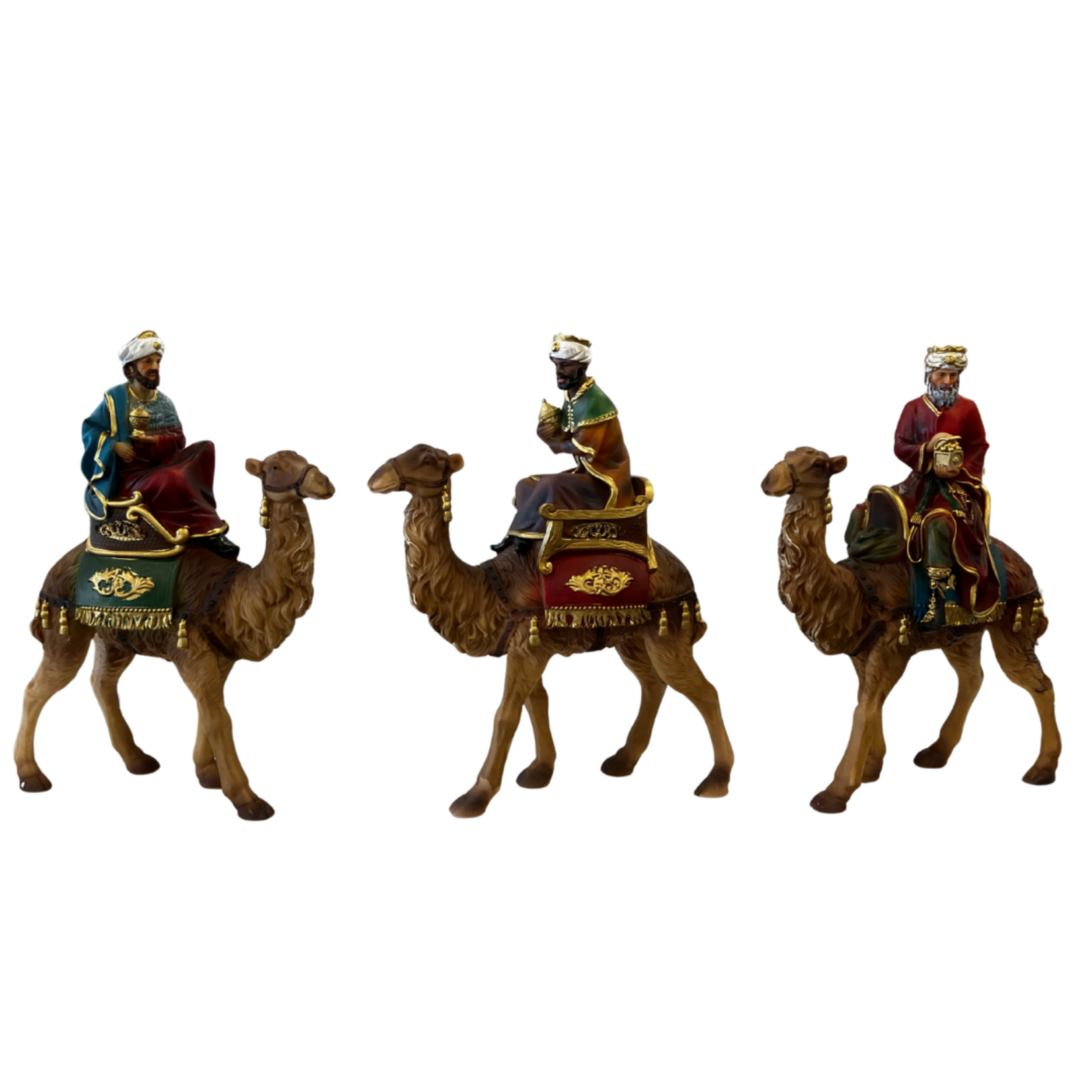 Three Kings on Camels Set