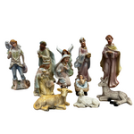 Tabletop Small Nativity Set Pearlized