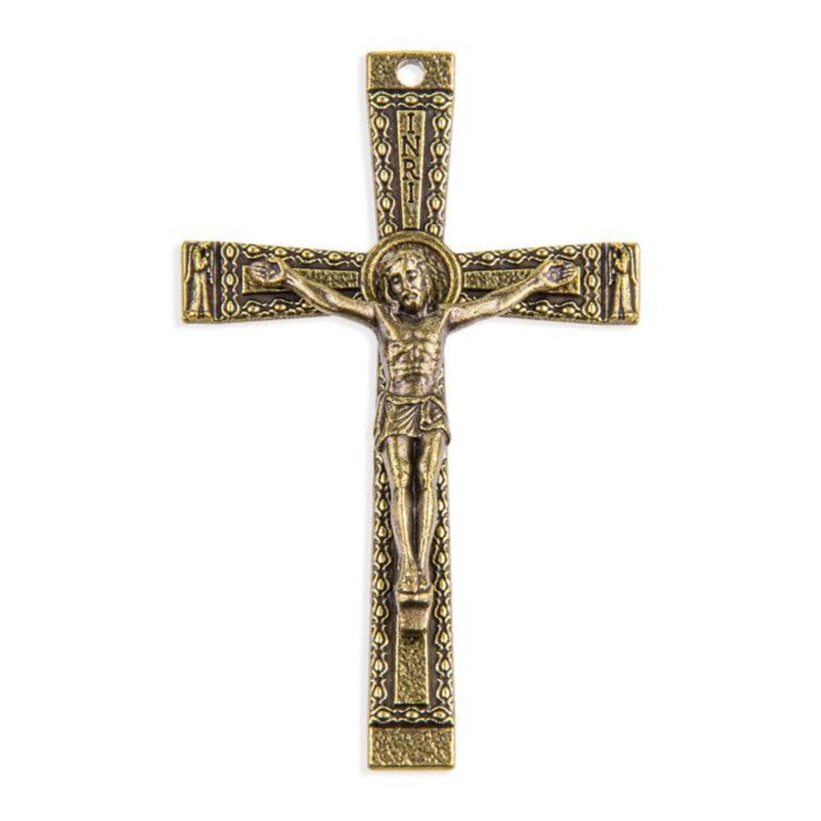 Antique Bronze Fancy Crucifix for Rosary