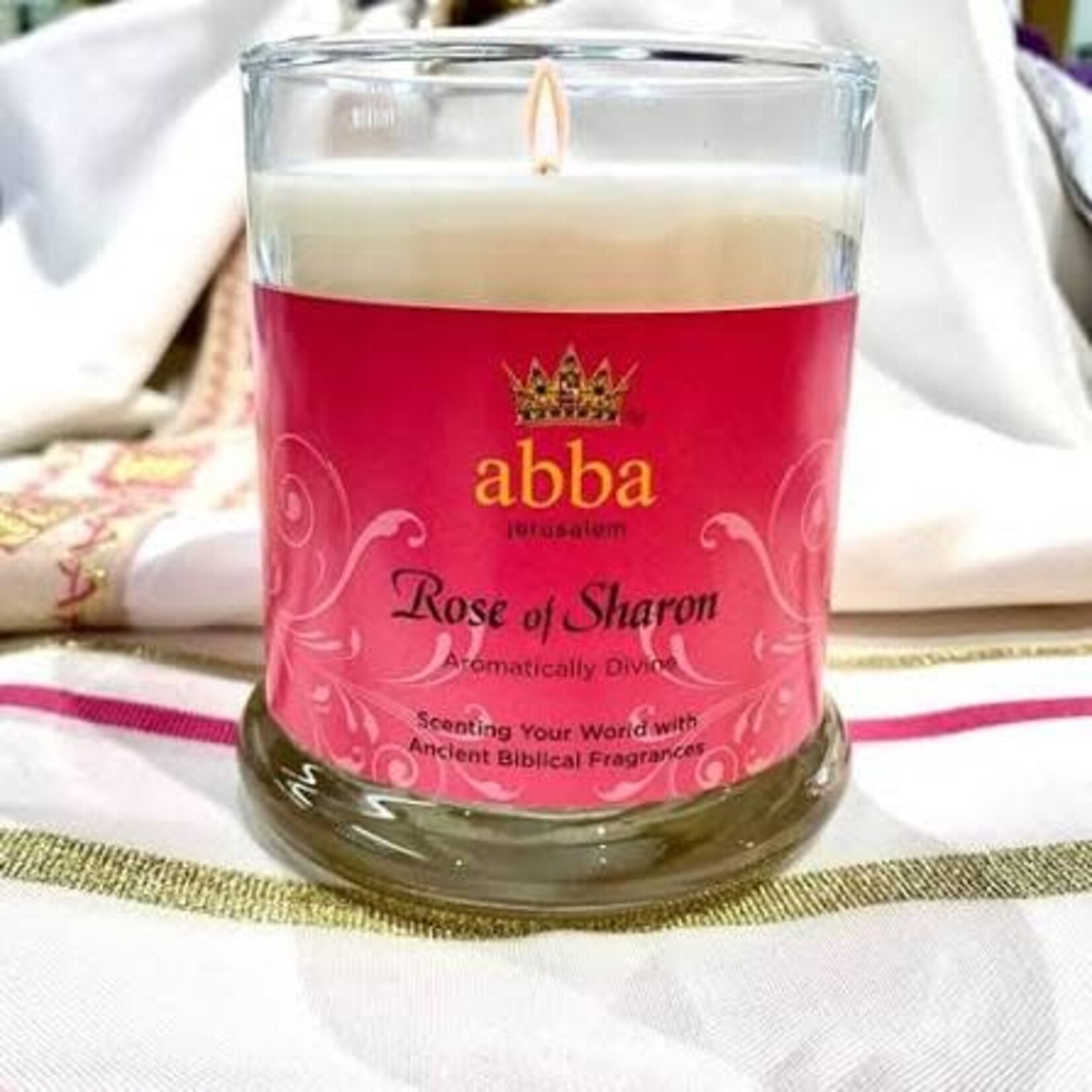 Scented Candle Rose of Sharon