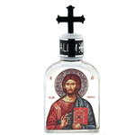 Christ Pantocrator Icon Holy Water Bottle