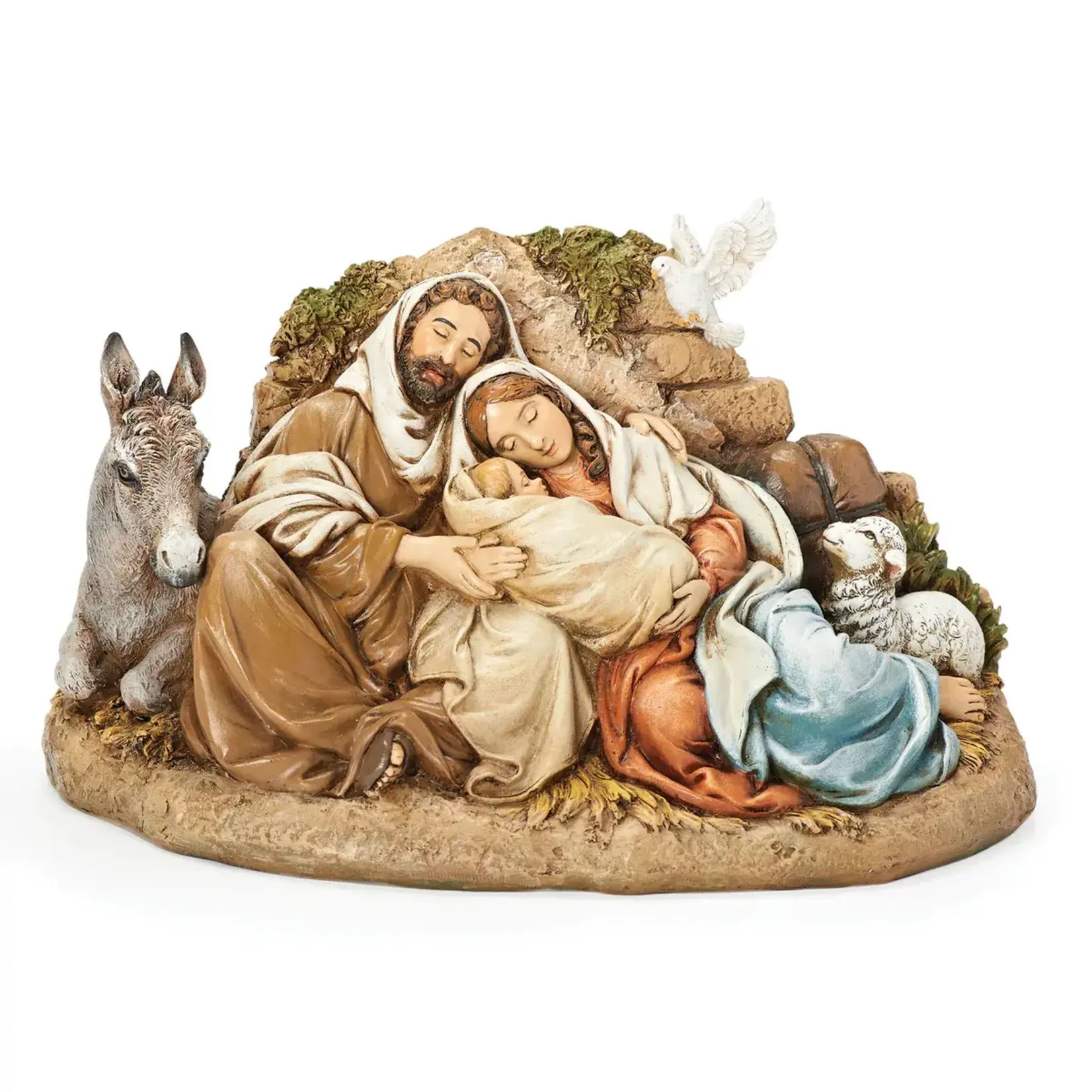 Resting Holy Family Statue