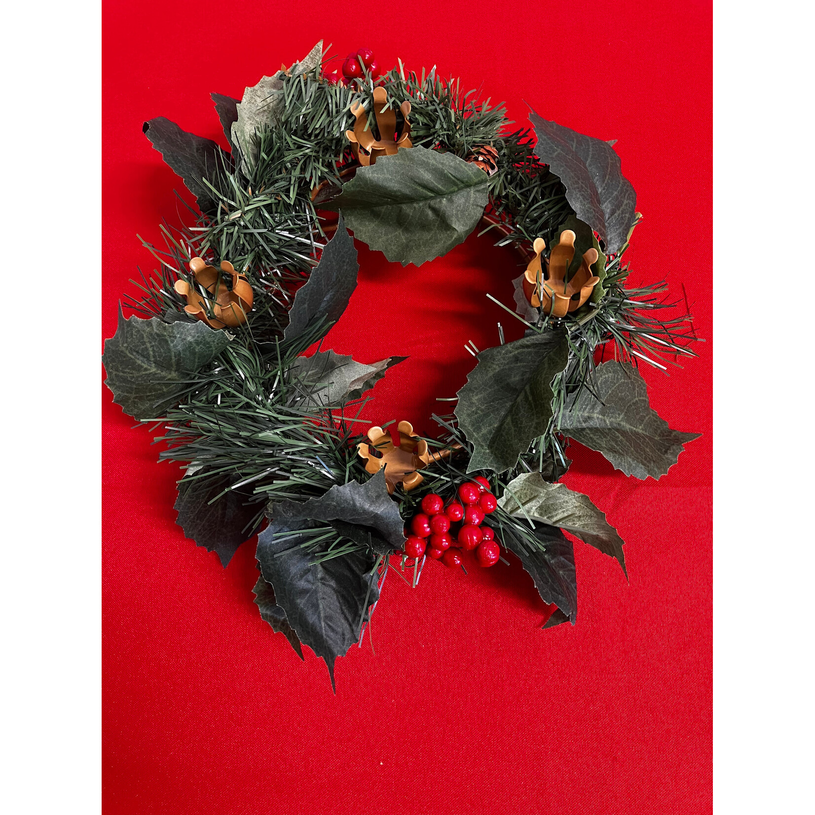 Small Advent Wreath with Greenery