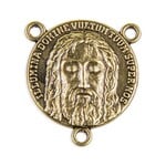 Bronze Holy Face of Jesus Rosary Center