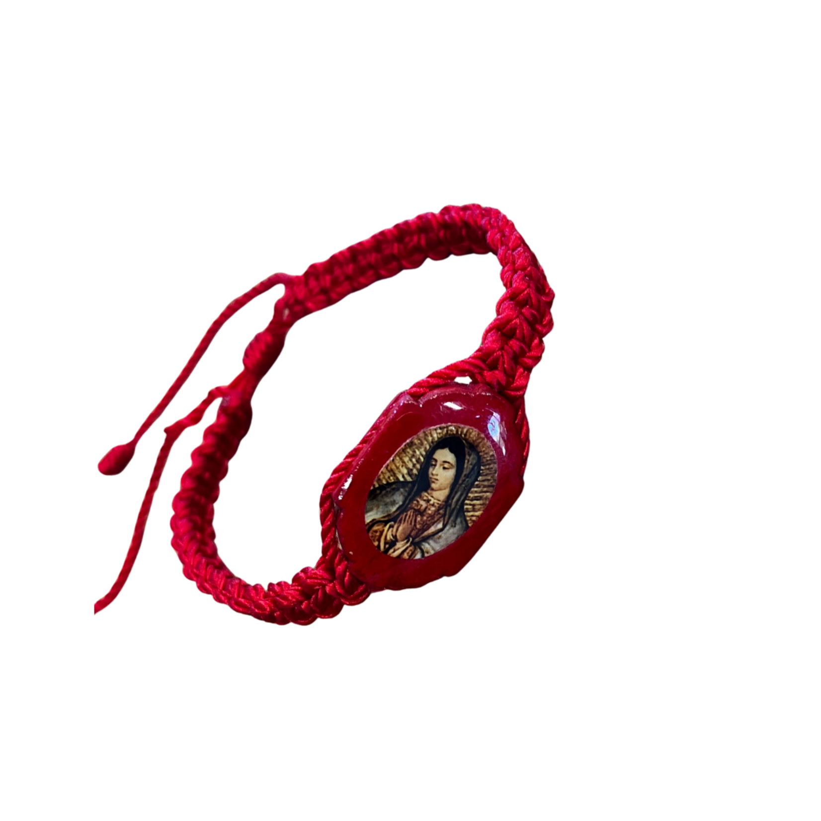 Our Lady of Guadalupe Red Cord Bracelet