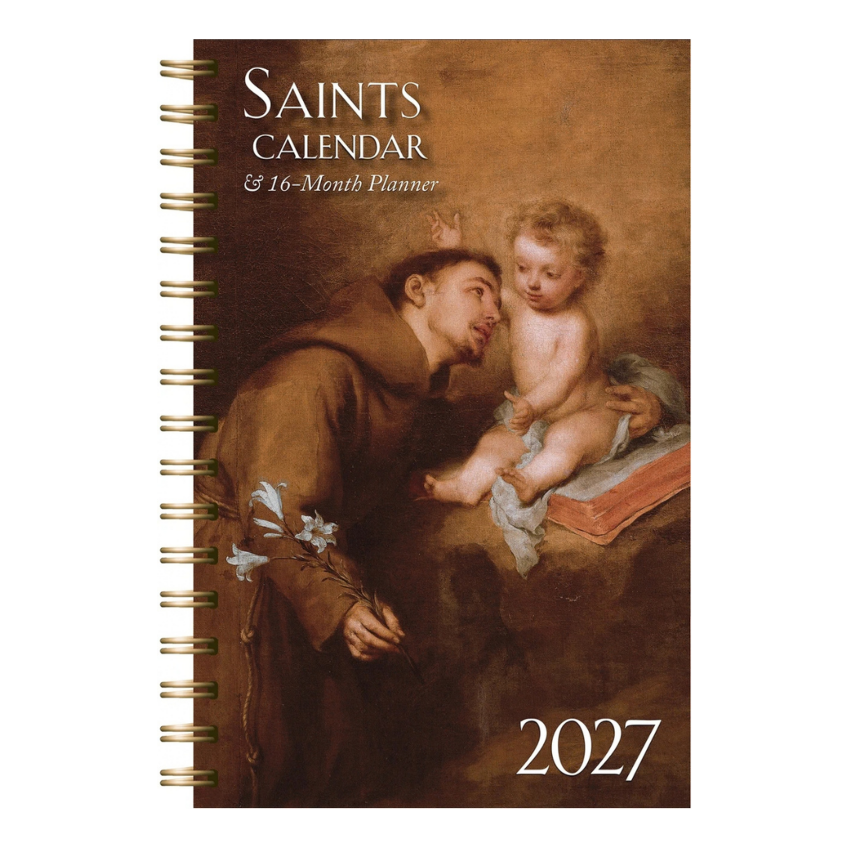 2027 Saints Calendar and Monthly Planner