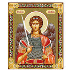 Archangel Michael Icon on Wood