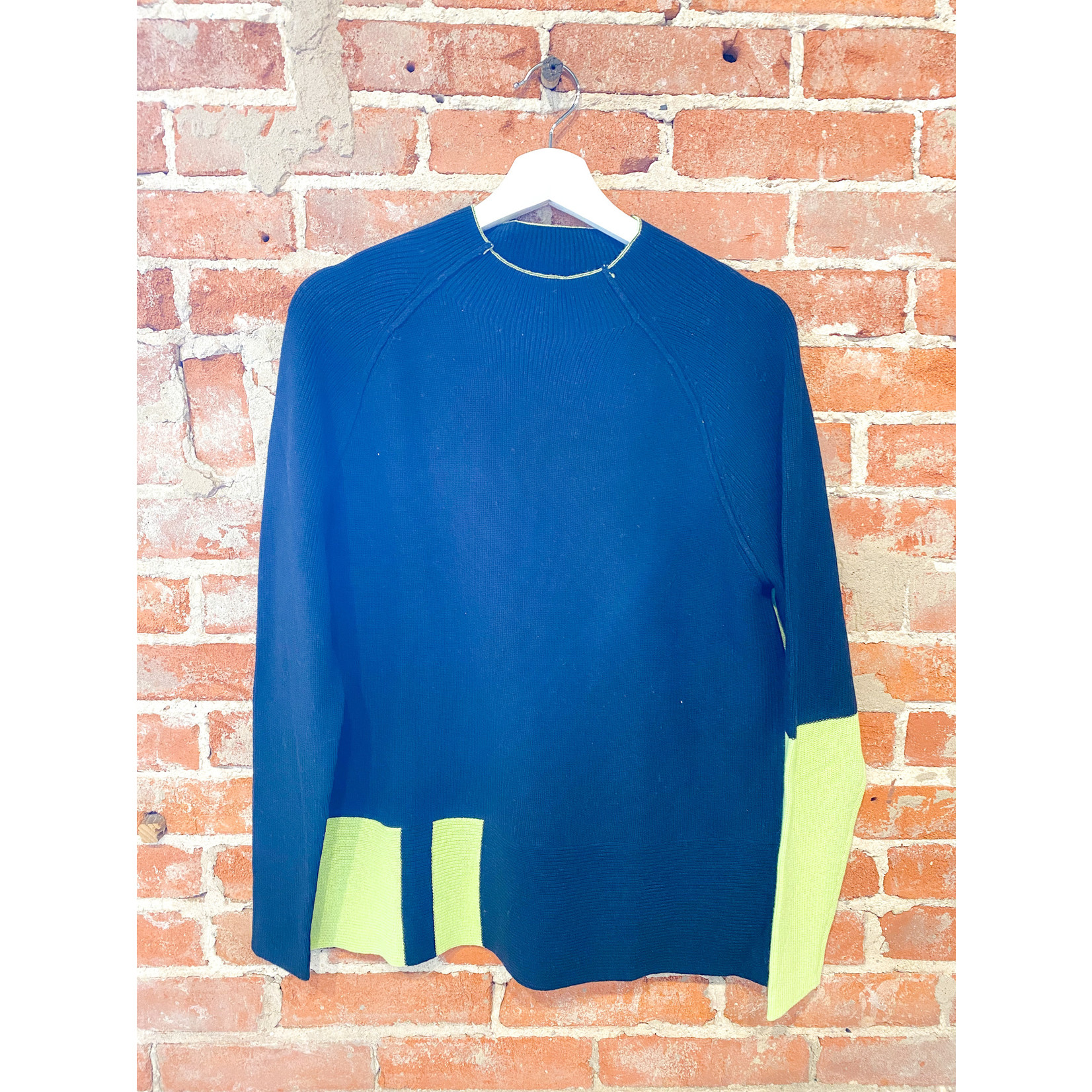 Zaket + Plover Neon Sleeve Sweater