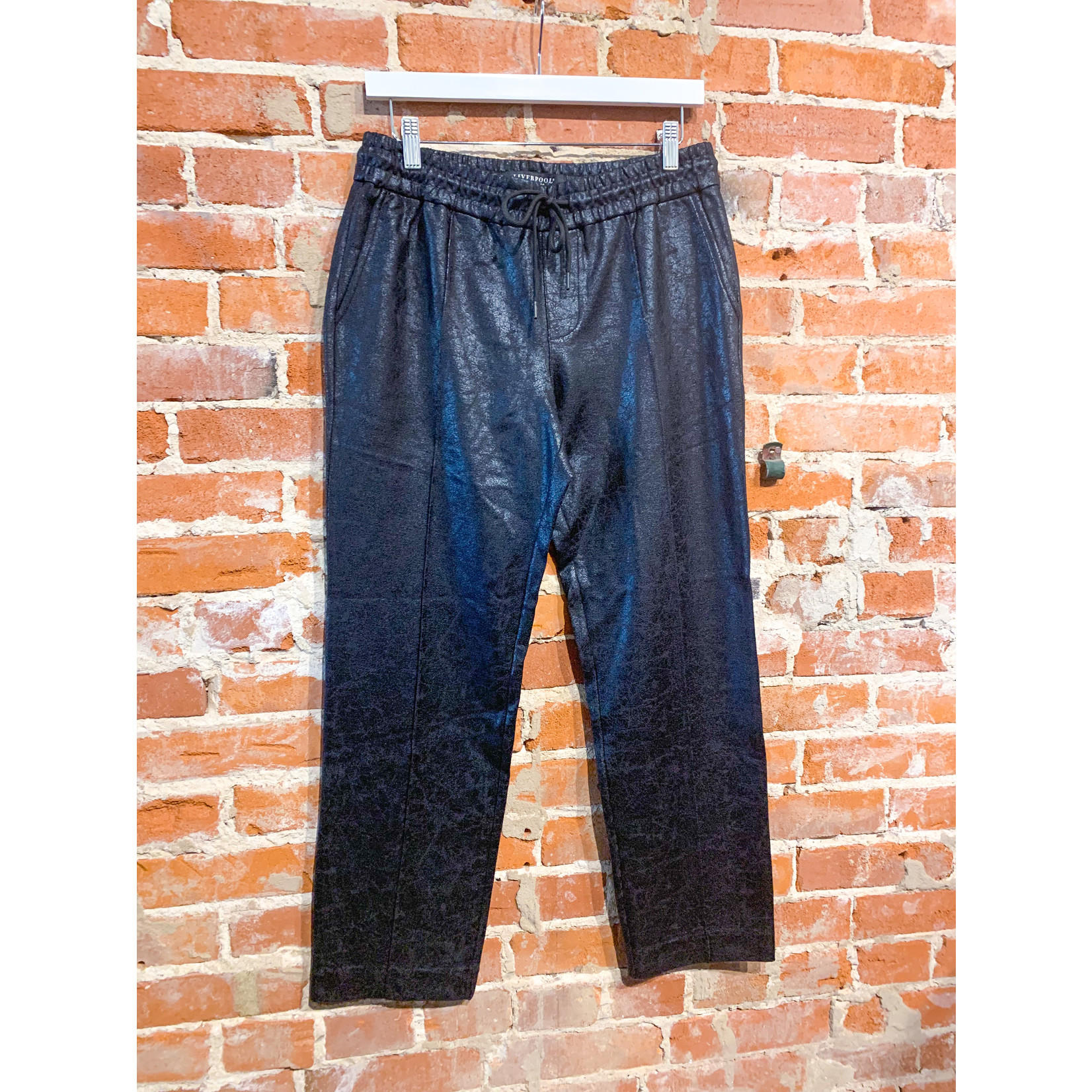 Liverpool Jeans Company Pull On Ankle Trouser W/Pin Tucks