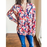 Nic + Zoe Floral Ikat Live In Shirt