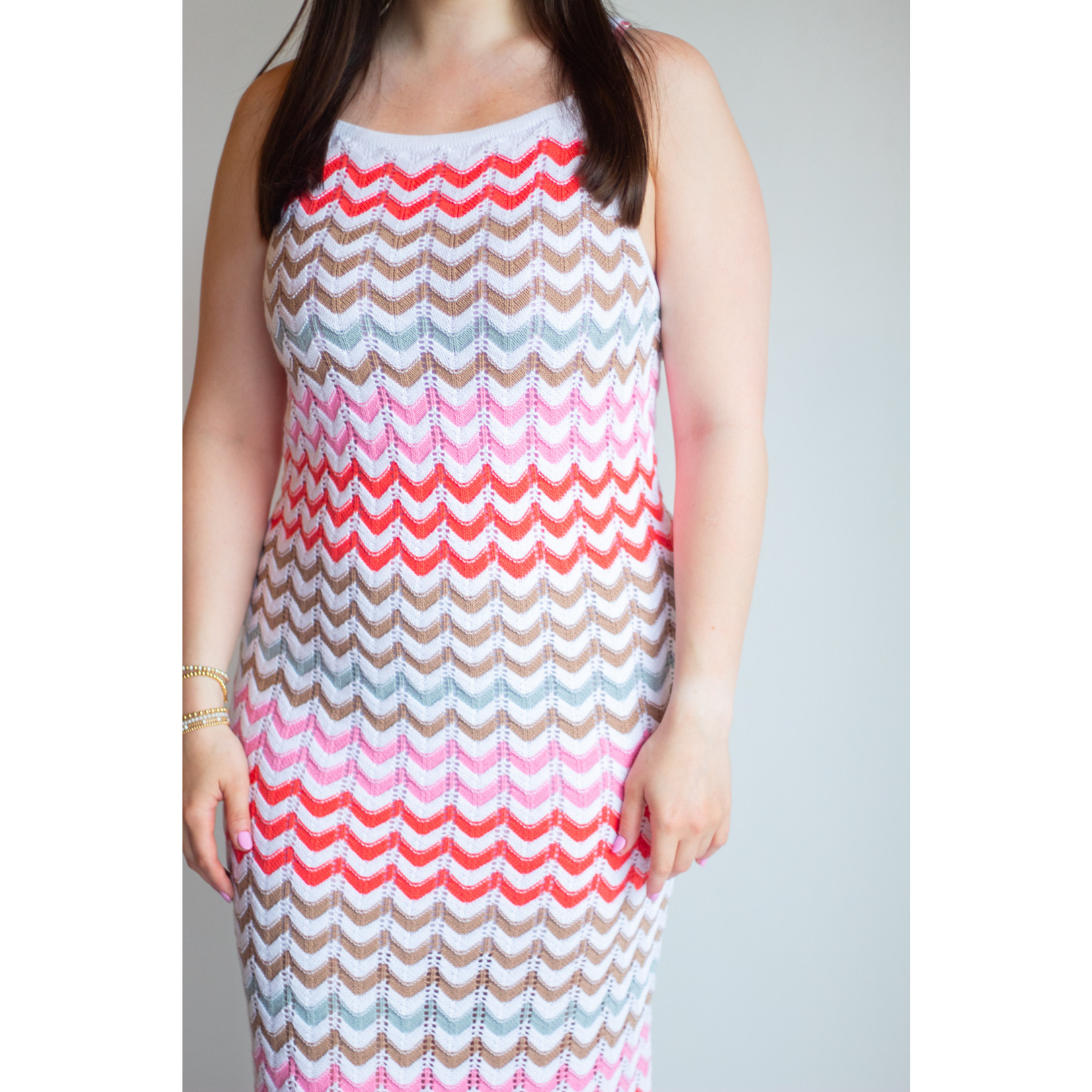 Z Supply Camille Stripe Crochet Dress