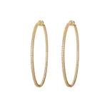 Accessory Concierge Perfect Pave Hoops Large